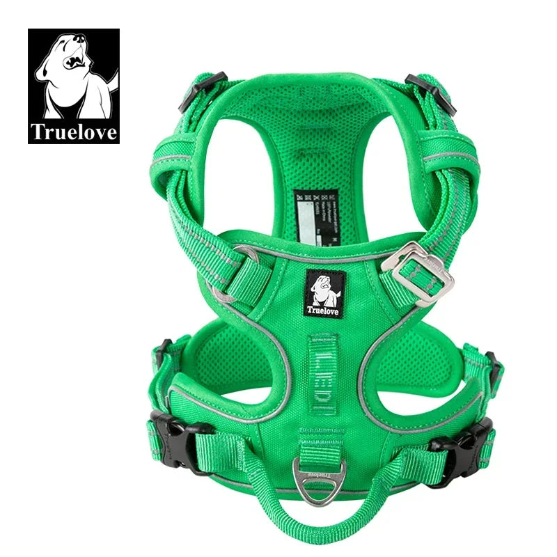 Truelove Adjustable Padded Dog Harness With Reflective Nylon