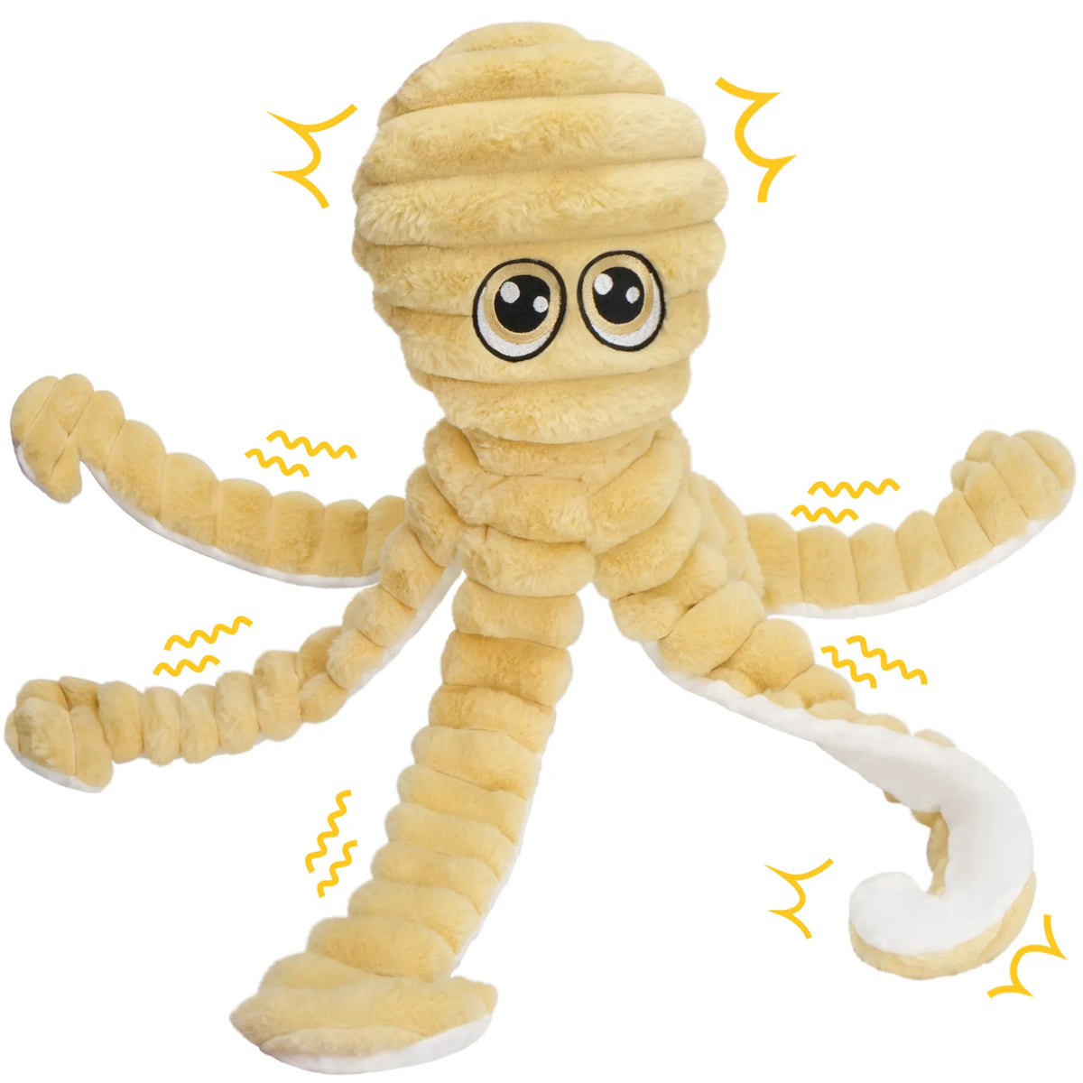 Octopus Style Squeaky Plush Dental Chew Toy For Dogs