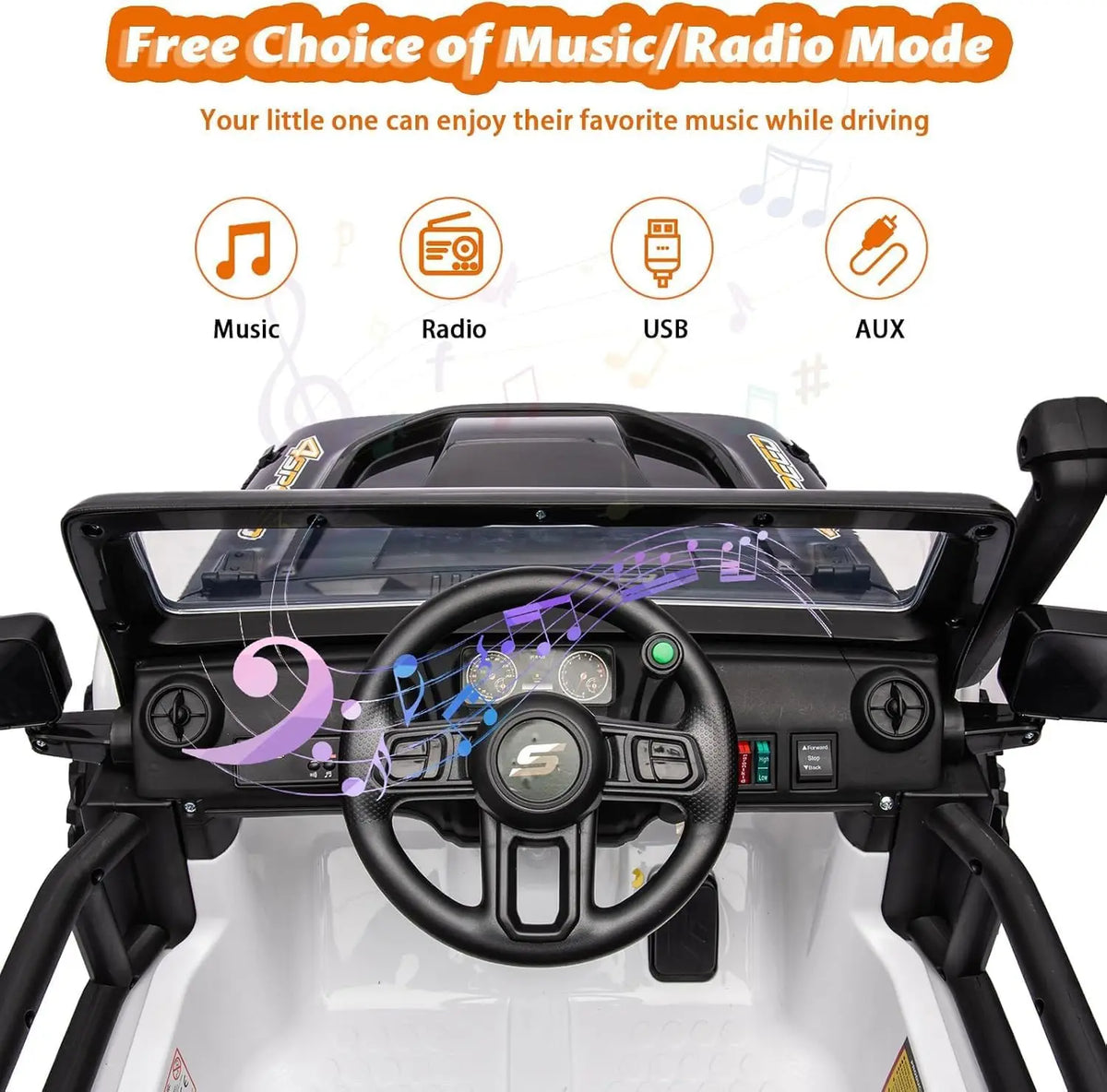 24V Two Seater Kids Electric Ride On Truck With Remote Control