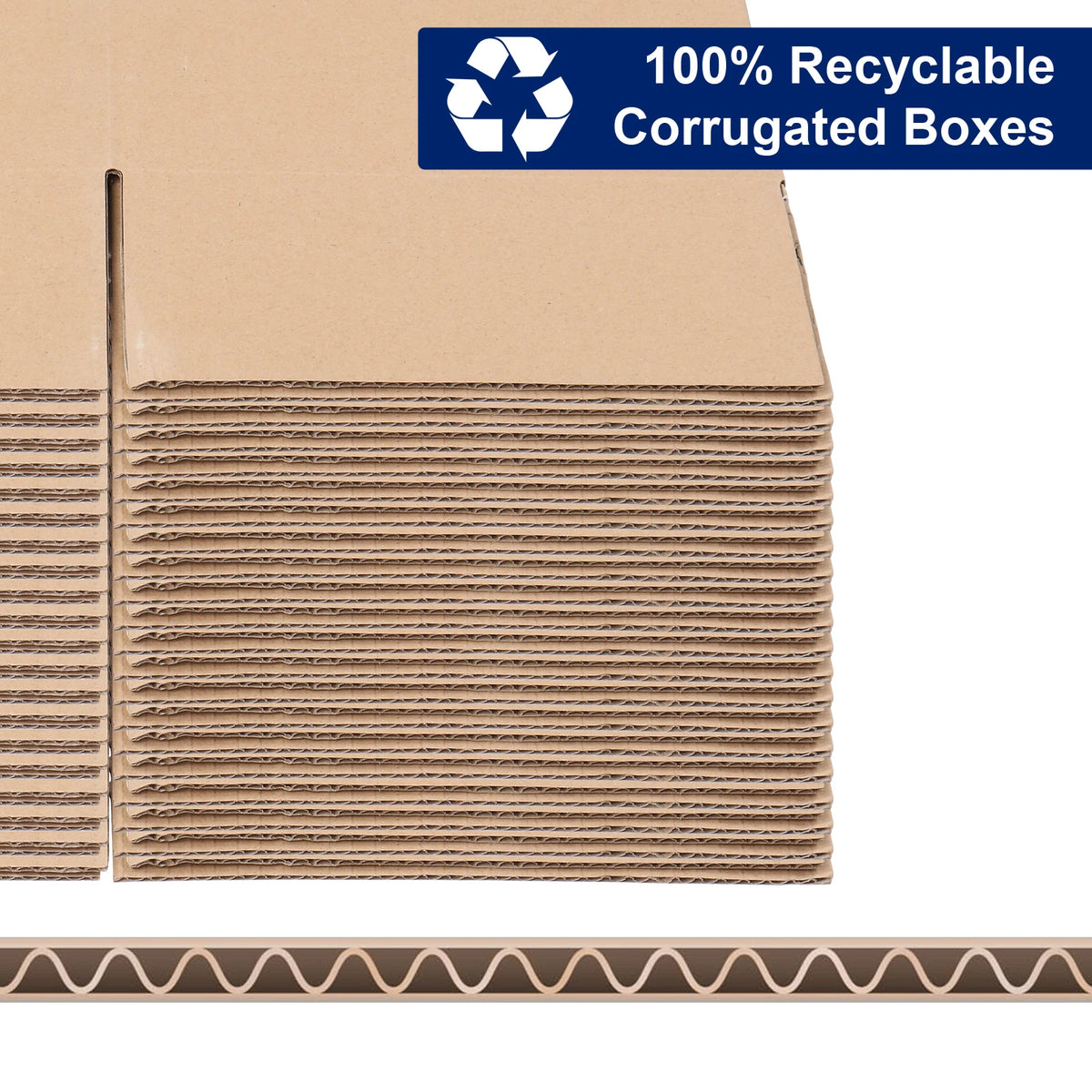 Kraft Corrugated Shipping Boxes for Packaging, Mailing, Gifts and Storage