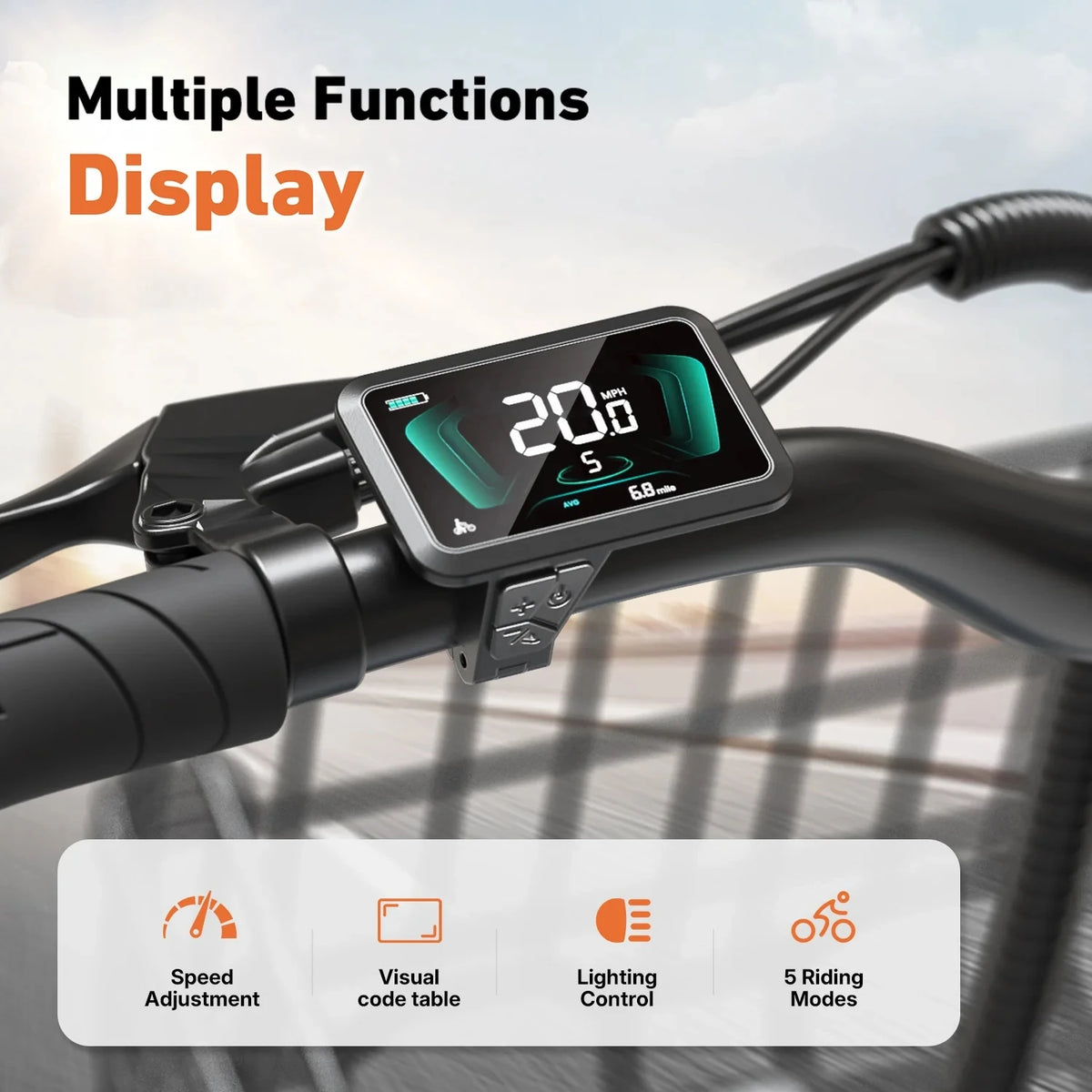Qronge Mirage 1000W Removable Folding Electric Bike