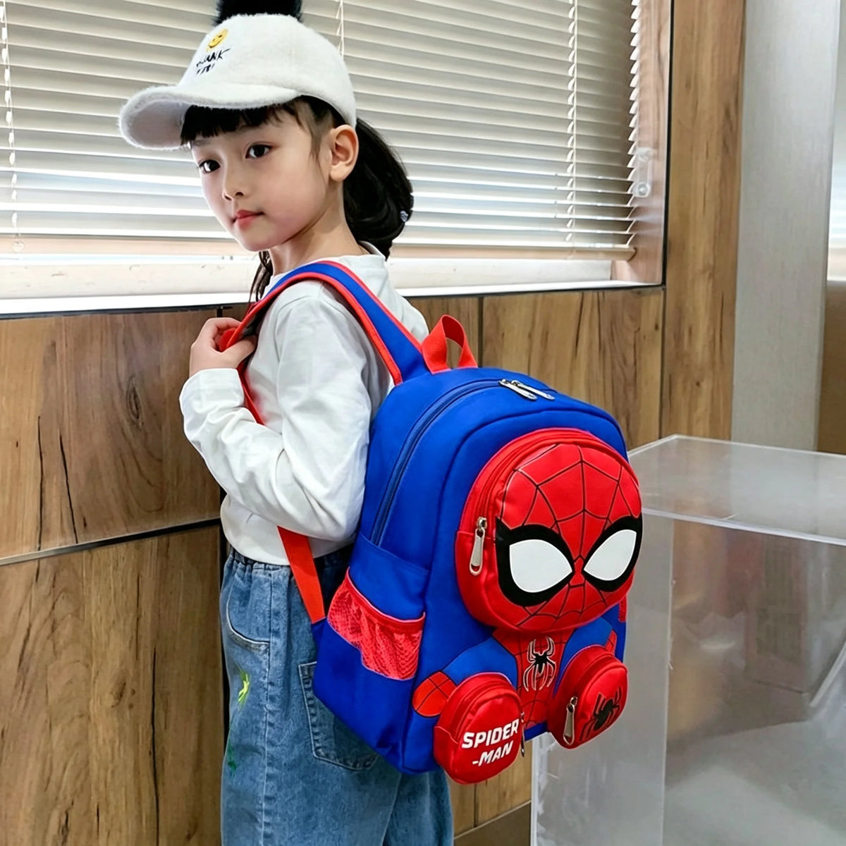 Mesuca 3D Spider Kids Backpack for Kindergarten and Daily Travel