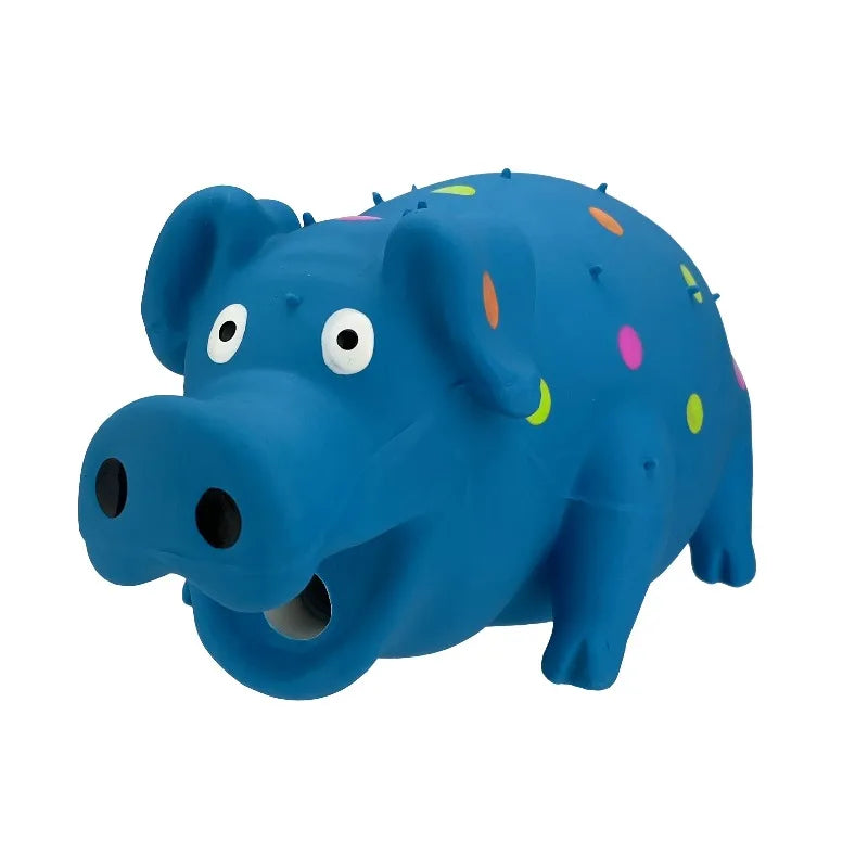 Durable Pig Shaped Dog Chew Toy For Daily Interactive Play