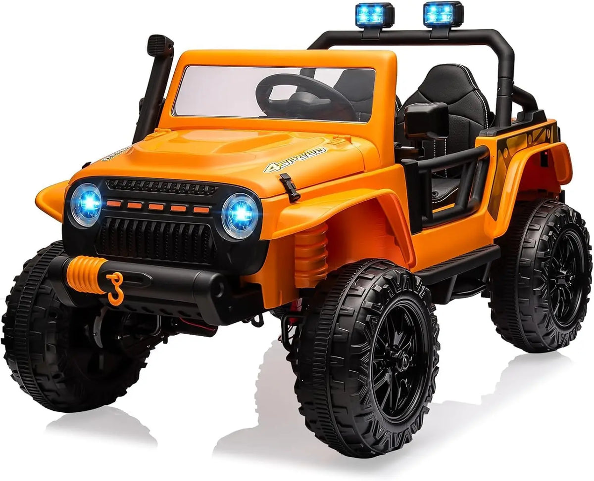 24V Two Seater Kids Electric Ride On Truck With Remote Control