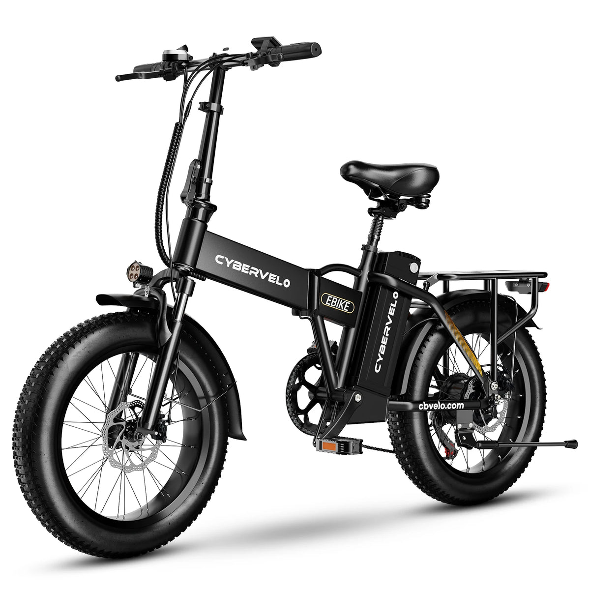 Cybervelo 1000W Foldable Fat Tire Electric Bike Mars700