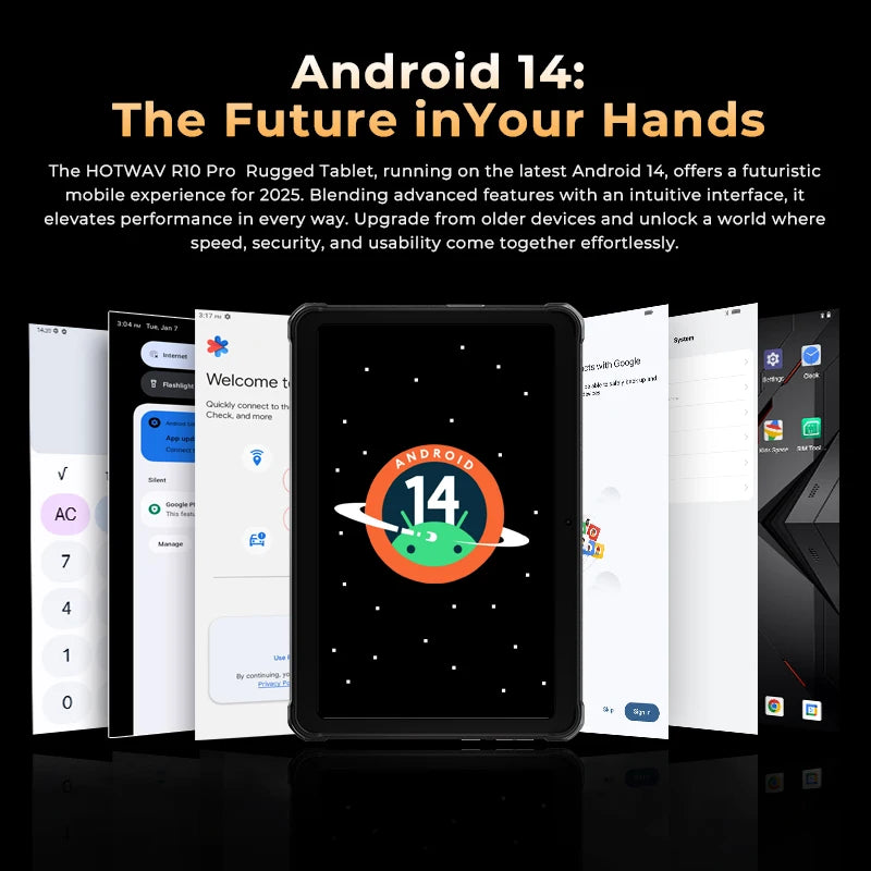 Hotwav R10 Pro Rugged Tablet Android 14 Octa Core 4G