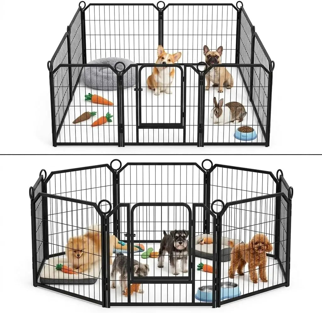 Garvee Heavy Duty Dog Playpen With Secure Self Locking Gate