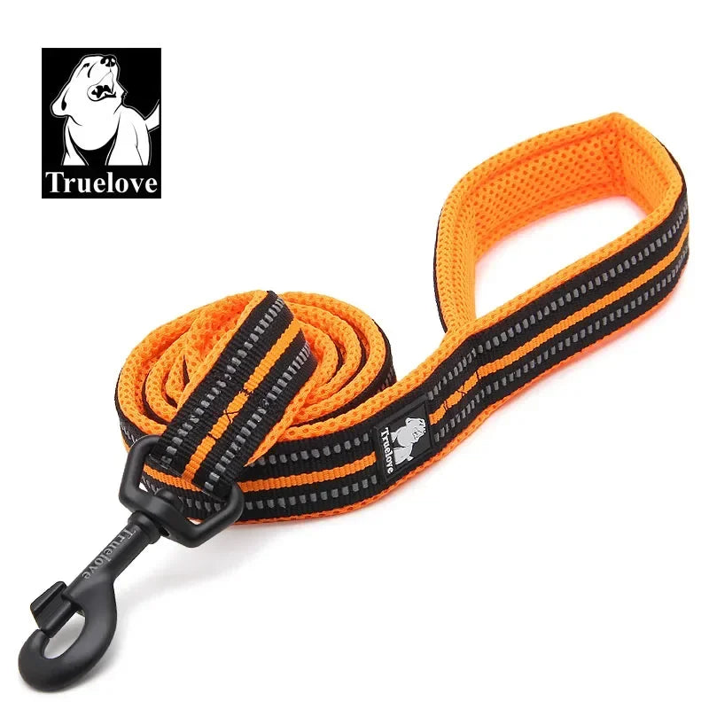 Truelove Reflective Nylon Padded Dog Leash Quick Release