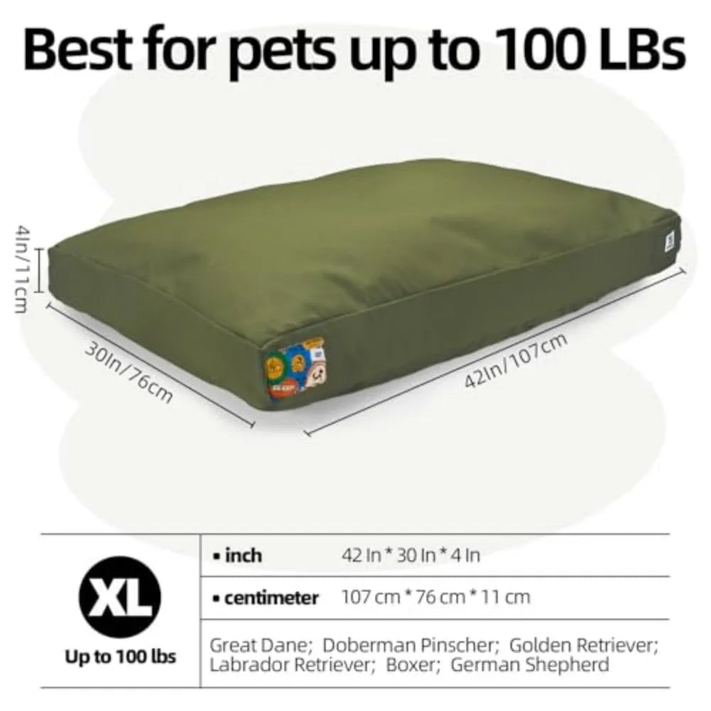 Durable Indestructible Canvas Dog Bed For Indoor And Outdoor Use