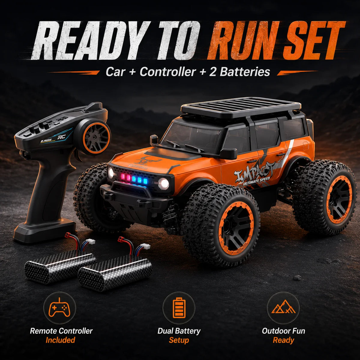 ZNLYRION SG201MAX Pro 4WD Remote Control Off Road RC Truck