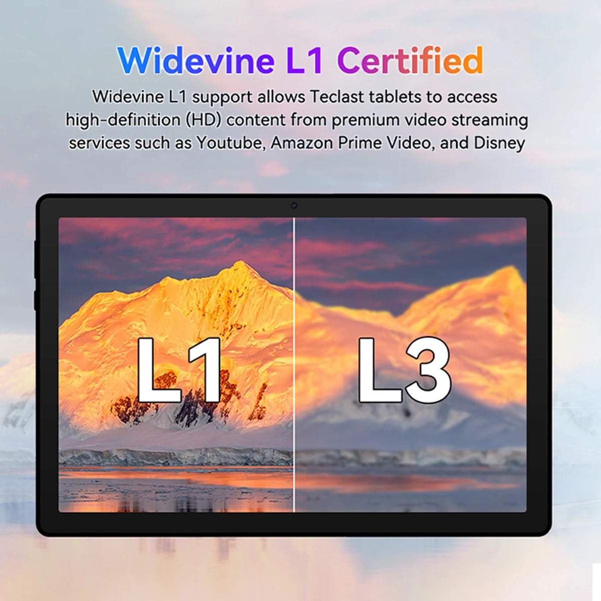 A7 Octa Core Tablet PC 10.95 Inch HD Screen Android 14 Tablet 16GB(4+12) RAM 128GB Storage Expandable 1TB TF Card 6800mAh Battery 5MP+8MP Camera Business Entertainment Tablet Black White