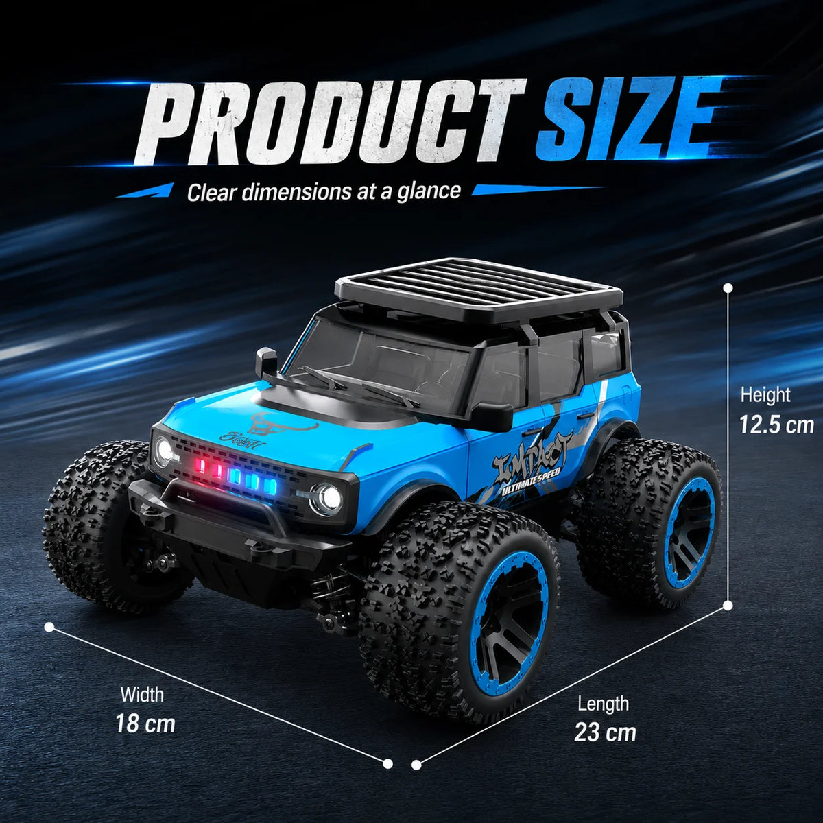 ZNLYRION SG201MAX Pro 4WD Remote Control Off Road RC Truck