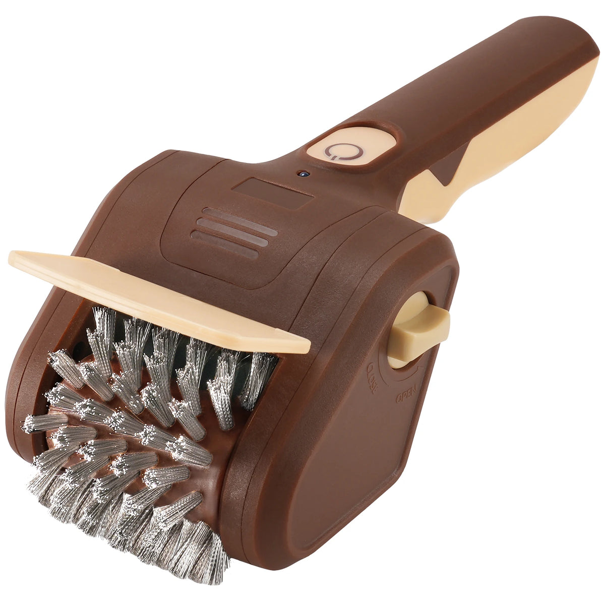 USB Rechargeable Electric BBQ Grill Brush With Automatic Rotating Bristles