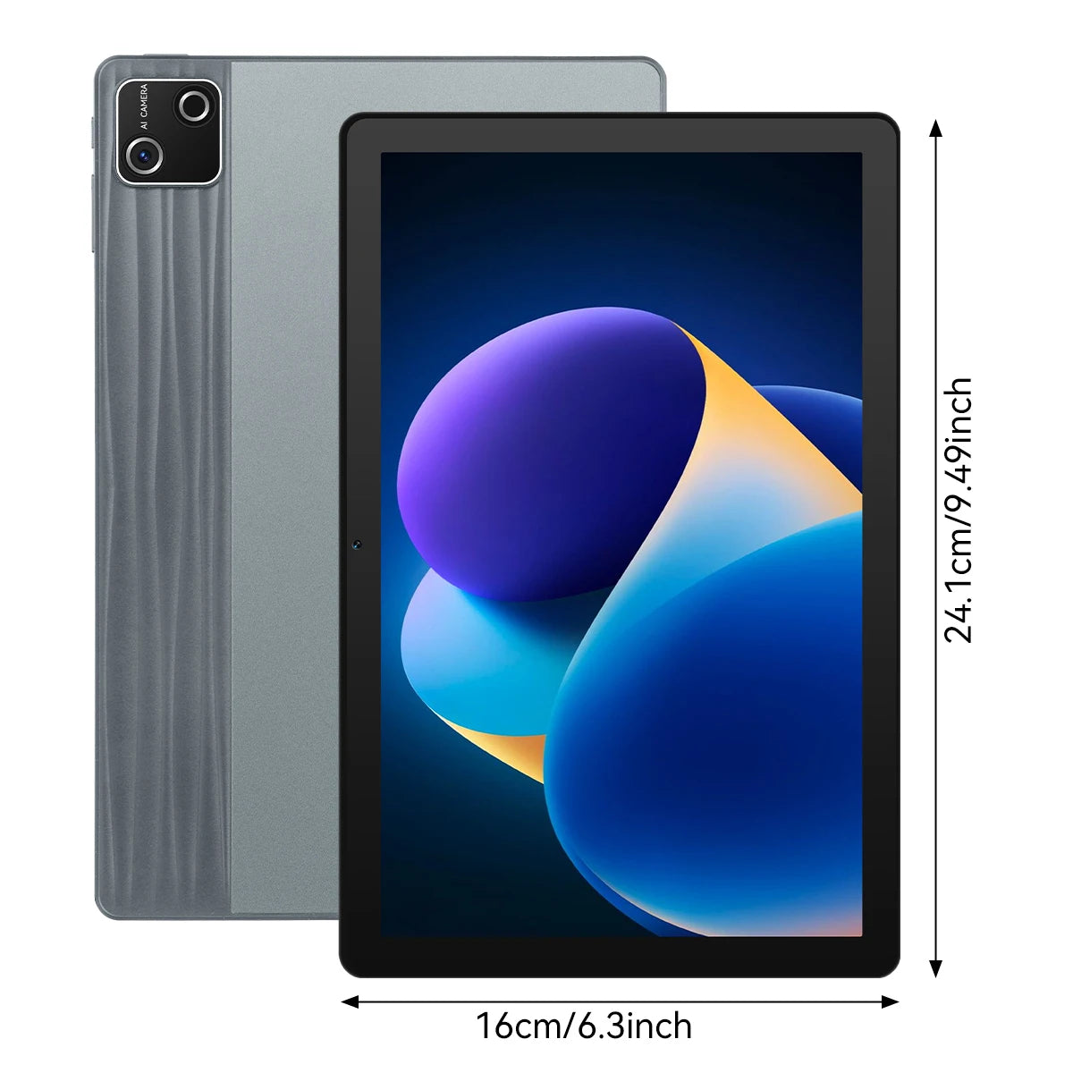 G13 10.1" Android Kids Tablet Octa‑Core Processor,30(6+24)GB RAM 128GB ROM,6200mAh Battery,Parental Control Dual Camera WiFi 6 Children Learning Tablet
