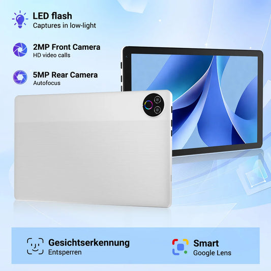 KB1004 10.1 Inch Android 15 Tablet PC Five‑Core A333 CPU 16GB RAM(3+13GB Expand) 32GB ROM 1280*800 IPS Display Widevine L1 5000mAh Dual‑Band WiFi Tablet US Local Warehouse