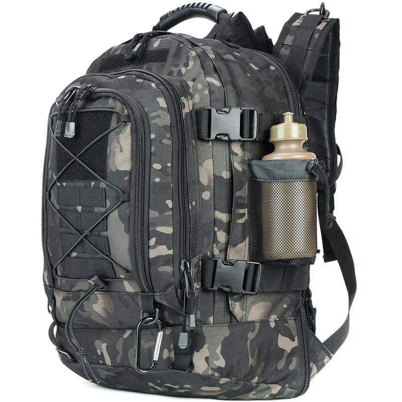 LQARMY Military Tactical Backpack With Molle System For Outdoor Hiking