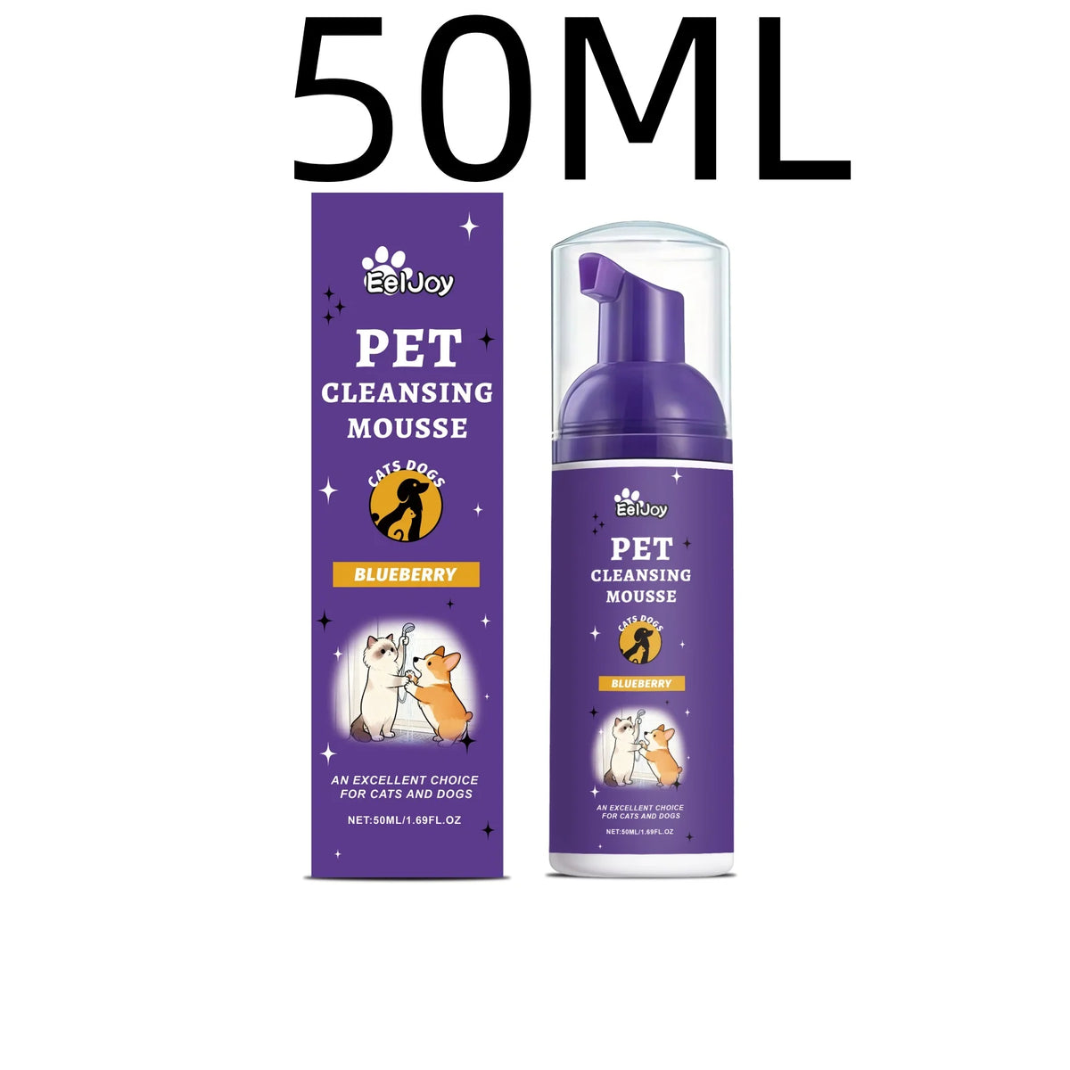 EelJoy Pet Grooming Foam For Deep Cleansing And Odor Care