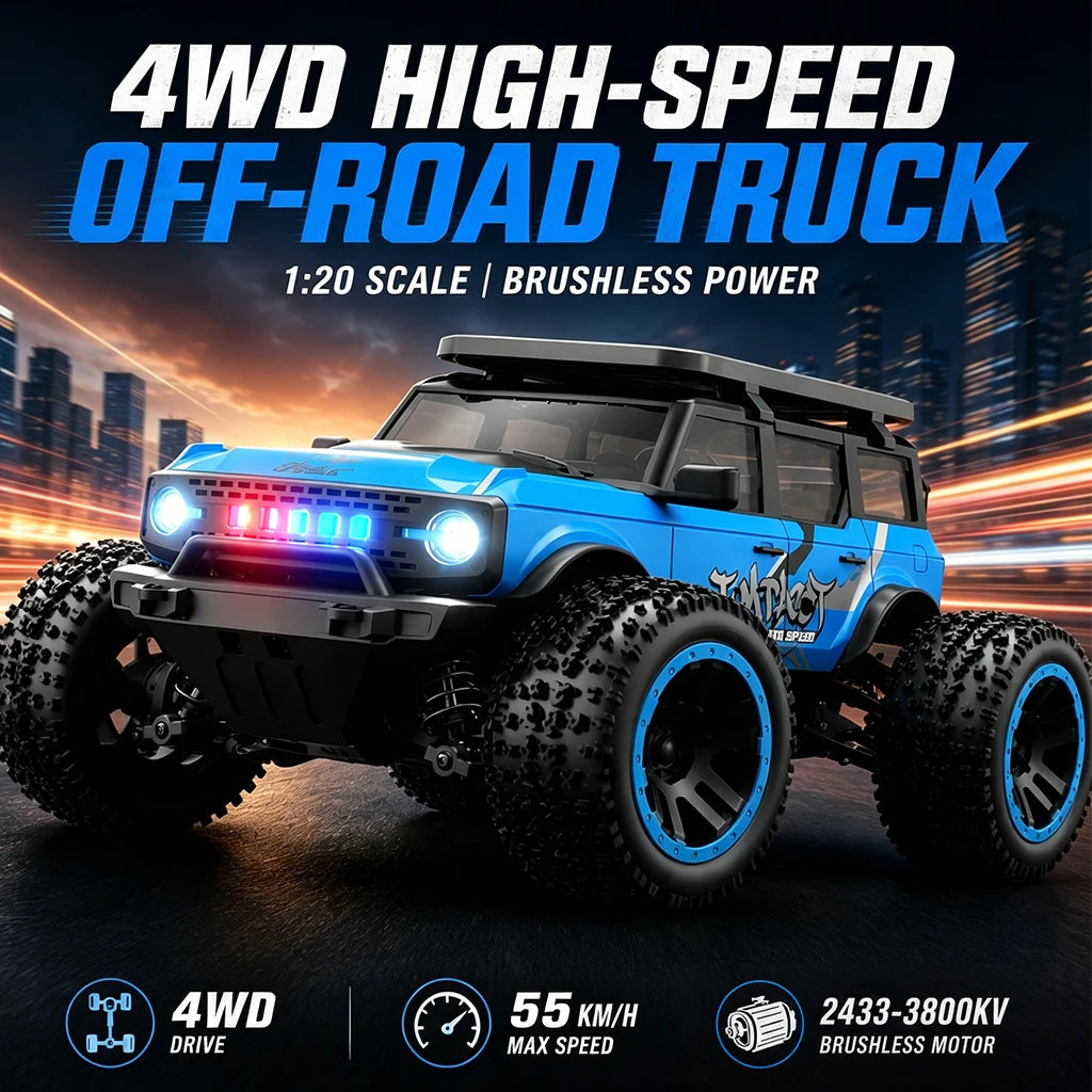 ZNLYRION SG201MAX Pro 4WD Remote Control Off Road RC Truck