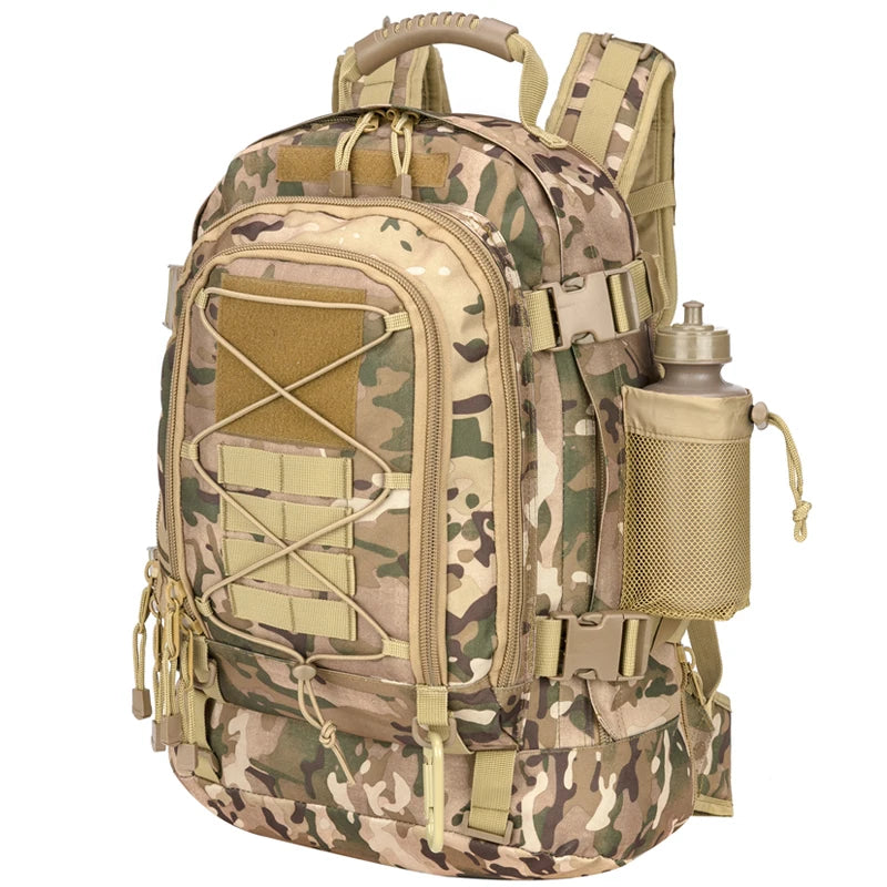 LQARMY Military Tactical Backpack With Molle System For Outdoor Hiking