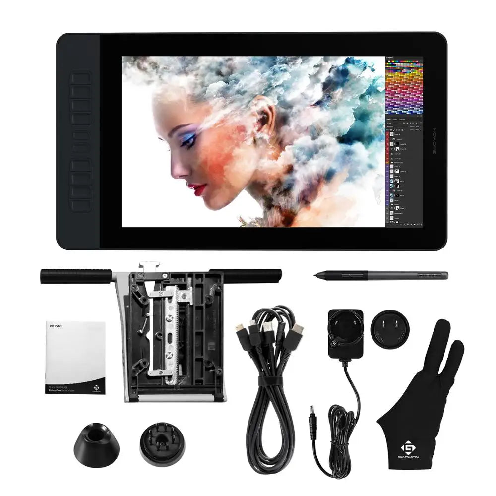 Gaomon Pd1561 Professional Graphics Drawing Display With Anti Glare Panel