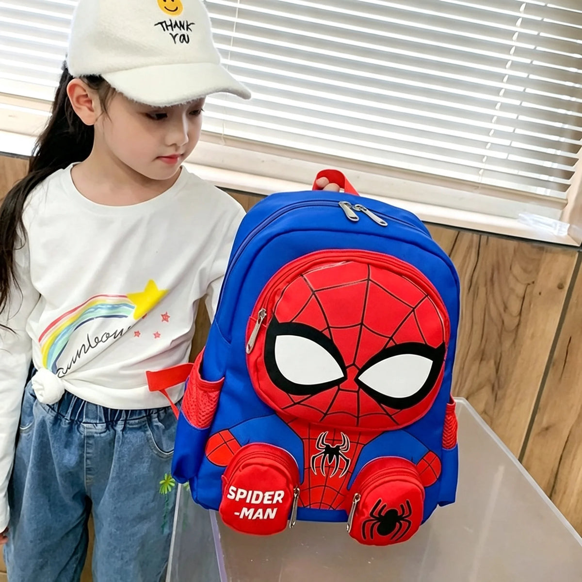 Mesuca 3D Spider Kids Backpack for Kindergarten and Daily Travel