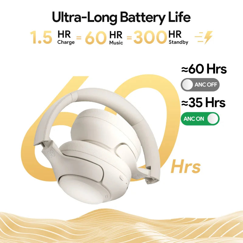 QCY H3 Wireless Headphones With Active Noise Cancellation