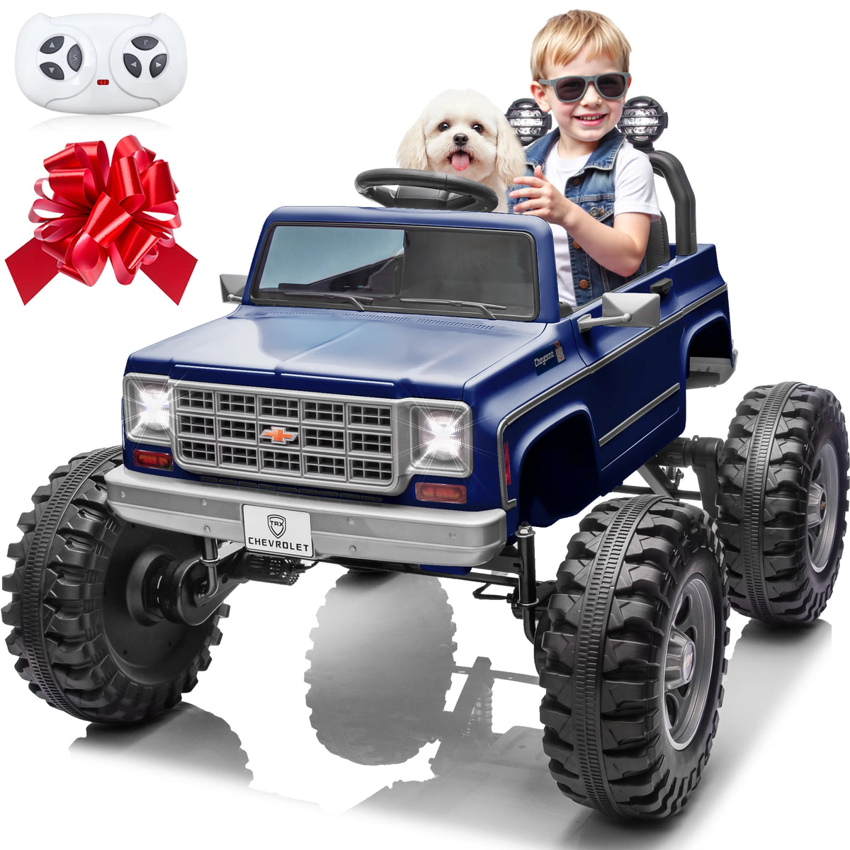 JOYRACER Licensed Chevrolet Cheyenne Electric Ride On Car