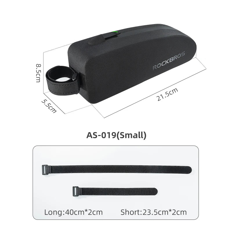 ROCKBROS Waterproof Hard Shell Bicycle Top Tube Storage Bag