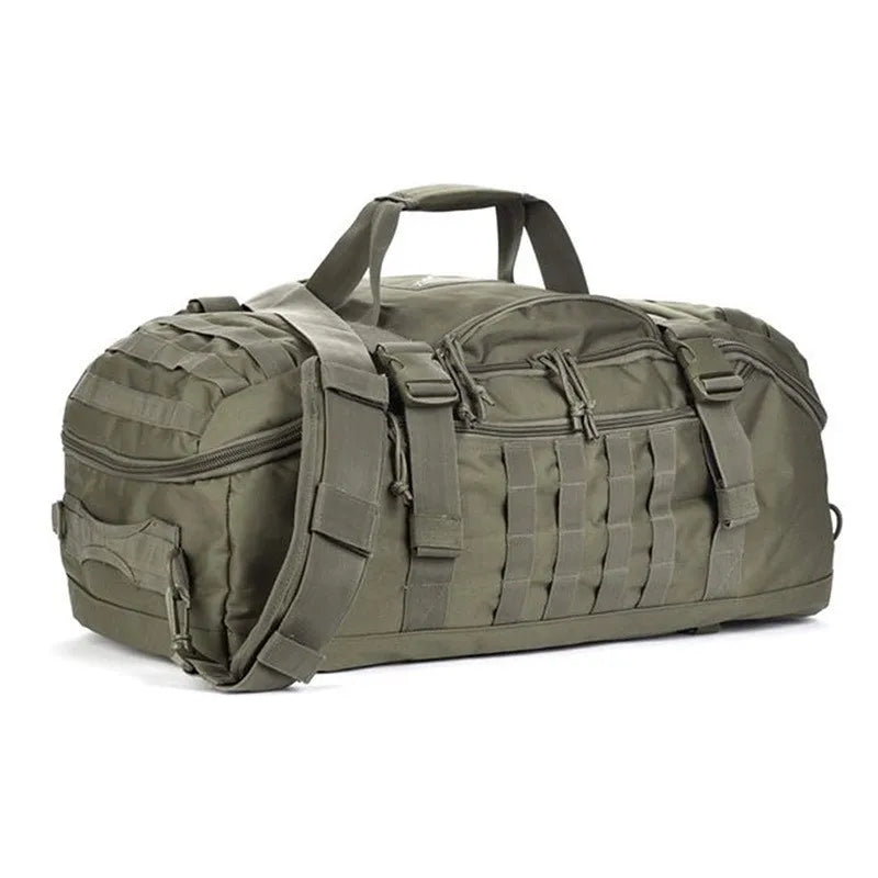LQARMY Waterproof 3 Way Duffel Bag Large Capacity Travel Tote