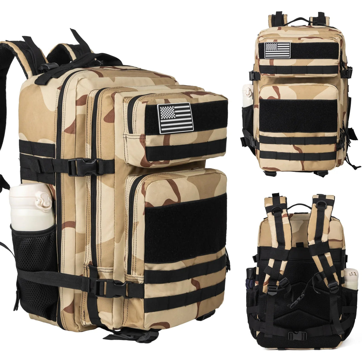Kabaqoo Waterproof Tactical Hiking Backpack for Outdoor Travel