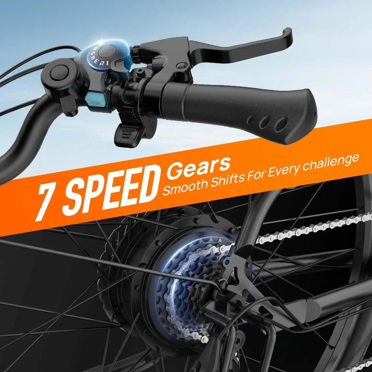 URLIFE E26 Electric Bicycle With Removable Battery And Hydraulic Brakes
