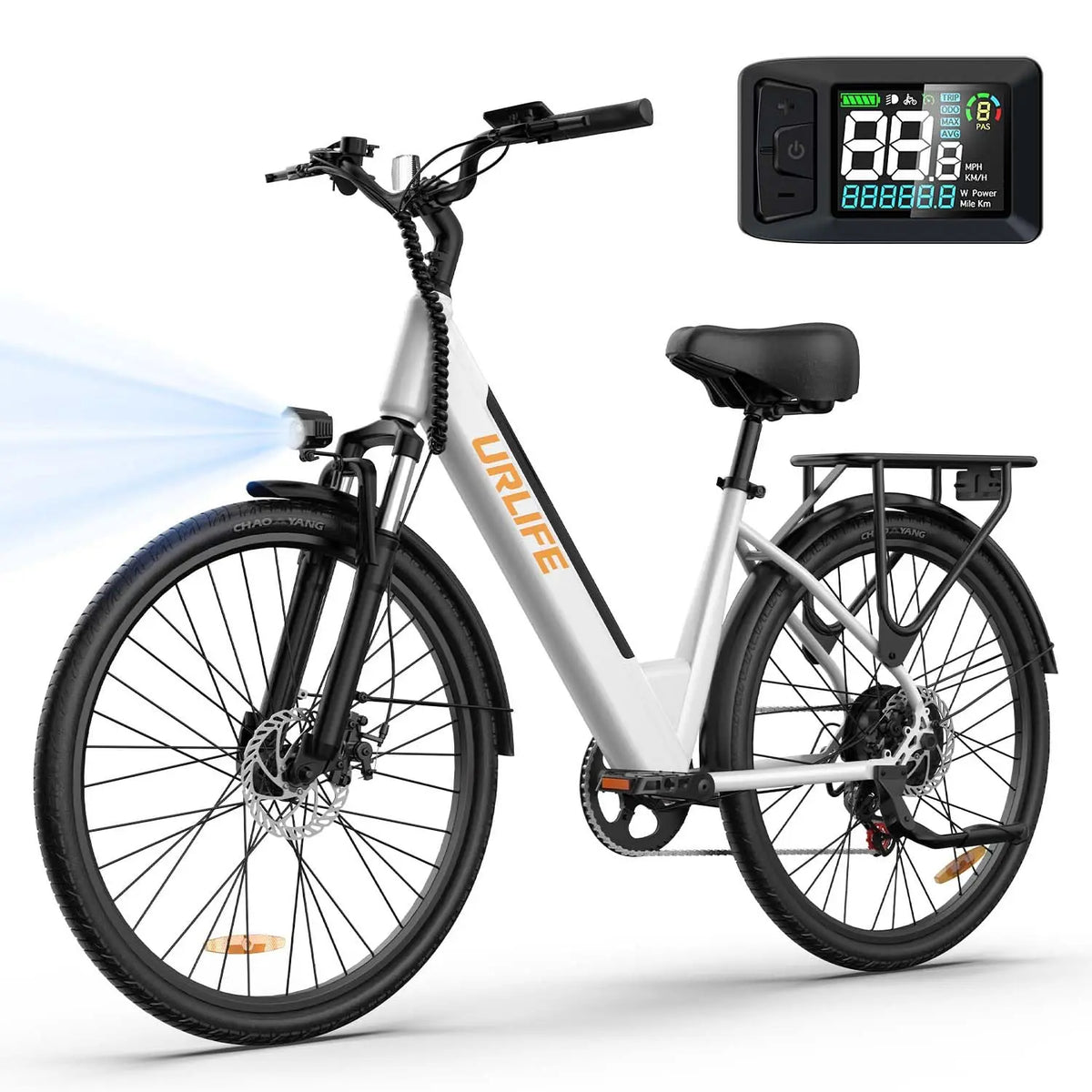 URLIFE E26 Electric Bicycle With Removable Battery And Hydraulic Brakes