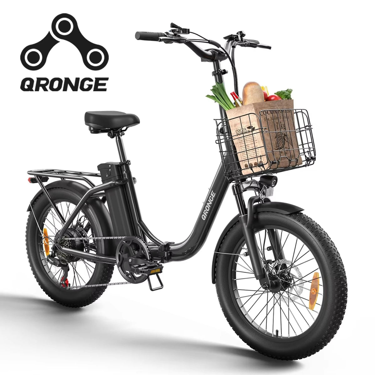 Qronge Mirage 1000W Removable Folding Electric Bike