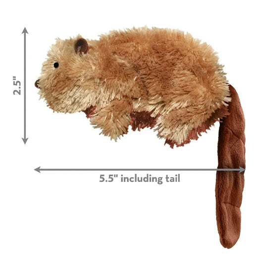 Premium Fleece Plush Squeaky Beaver Dog Toy For Pets
