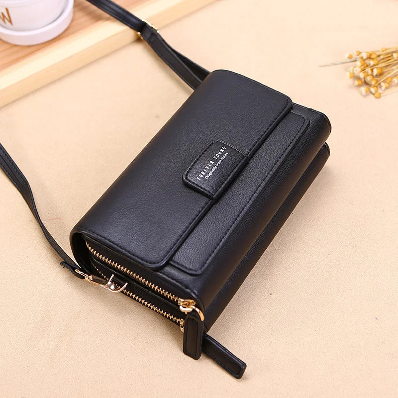 Elegant Women Crossbody Bag With Butterfly Drop Earrings