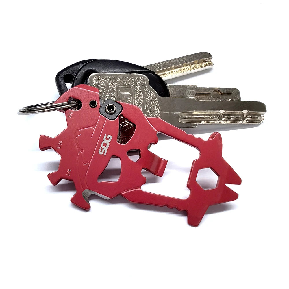 SOG MacV Stainless Steel Pocket Multi Tool Bottle Opener Screwdriver