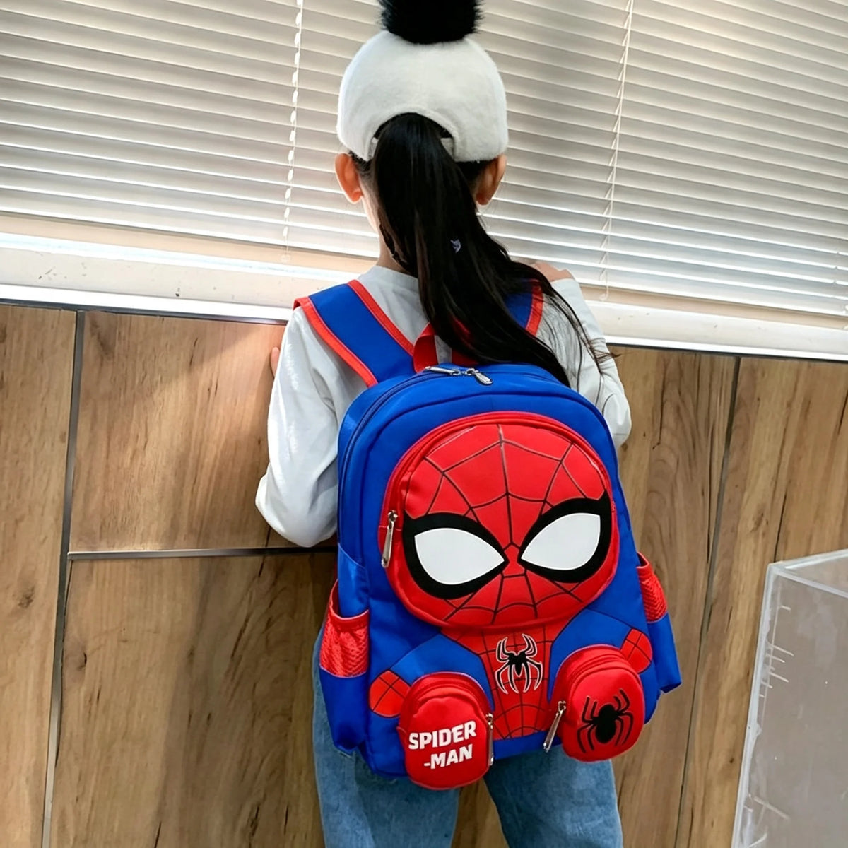 Mesuca 3D Spider Kids Backpack for Kindergarten and Daily Travel