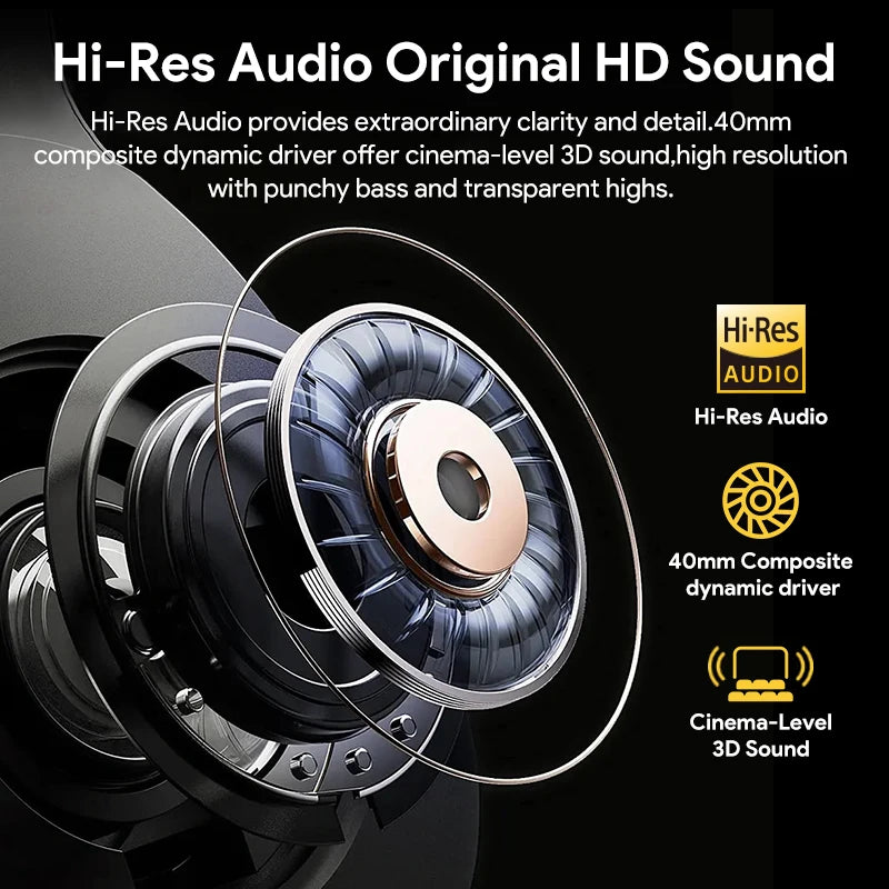 QCY H3 Wireless Headphones With Active Noise Cancellation