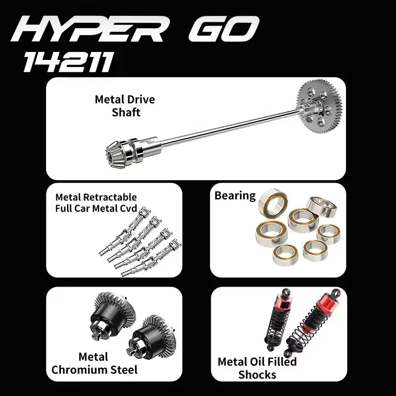 Jyscend MJX Hyper Go Brushless 4WD Remote Control Racing Truck