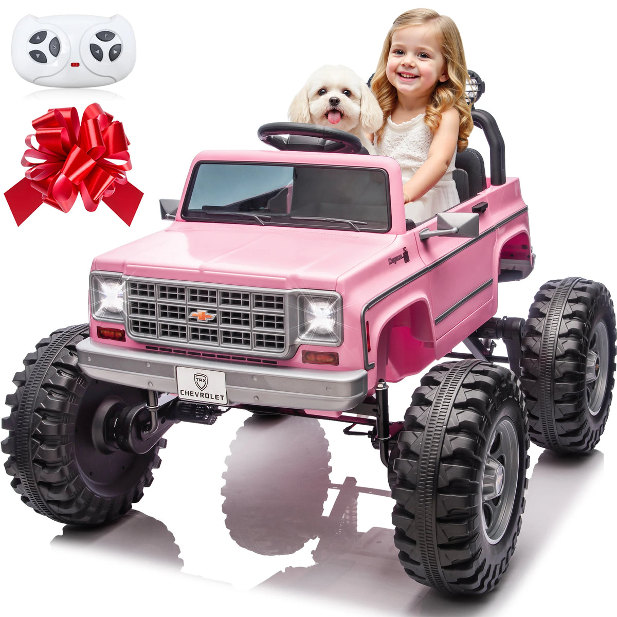 JOYRACER Licensed Chevrolet Cheyenne Electric Ride On Car
