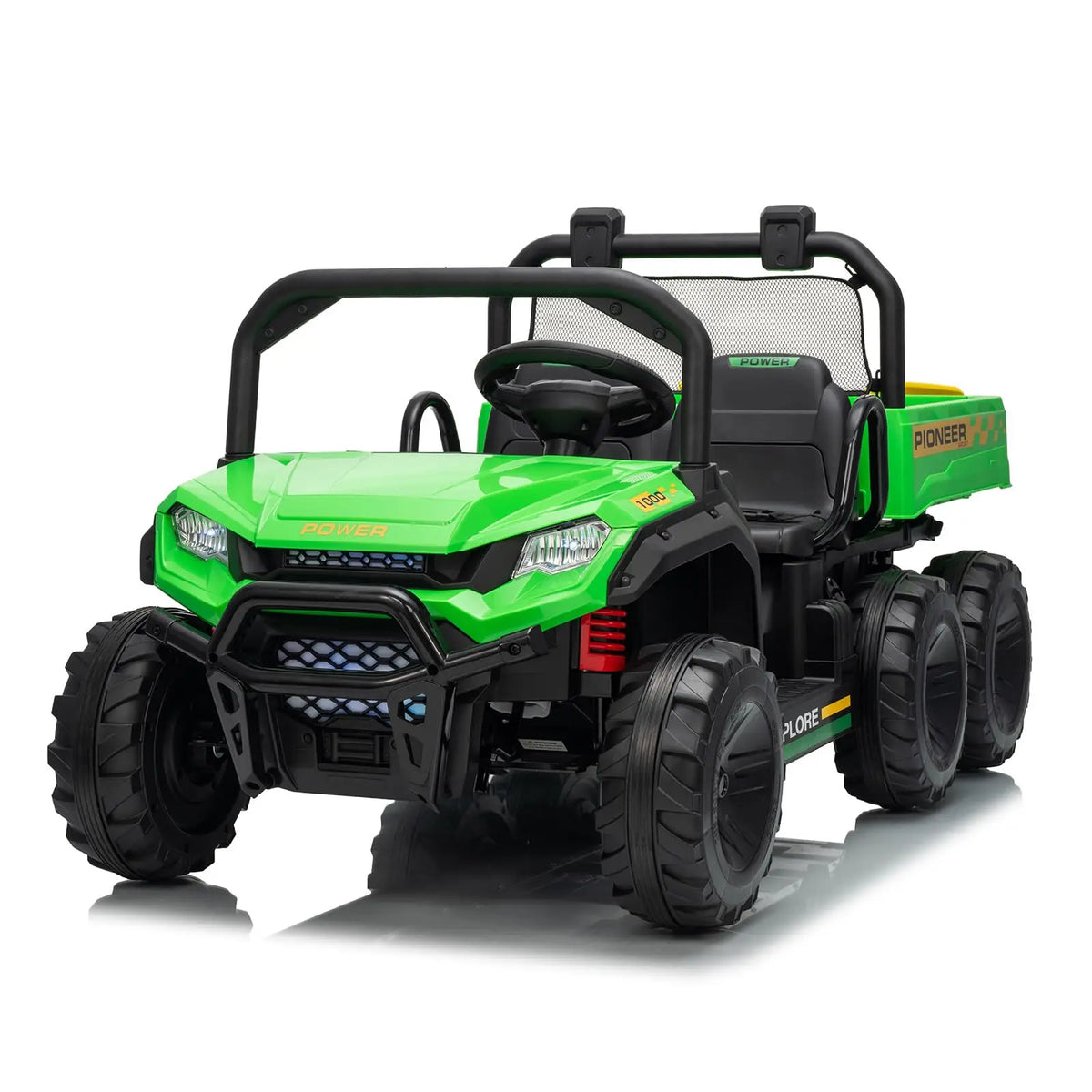 HiMISS 4WD Ride On Dump Truck With Parental Remote Control