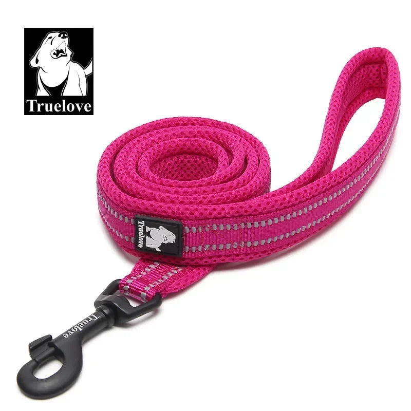 Truelove Reflective Nylon Padded Dog Leash Quick Release