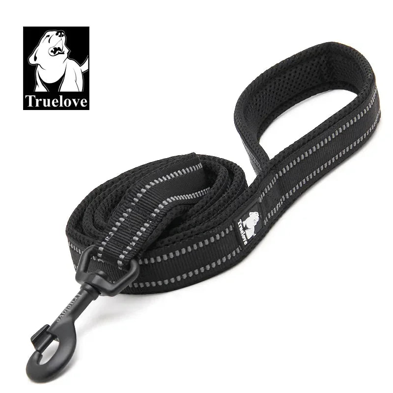 Truelove Reflective Nylon Padded Dog Leash Quick Release