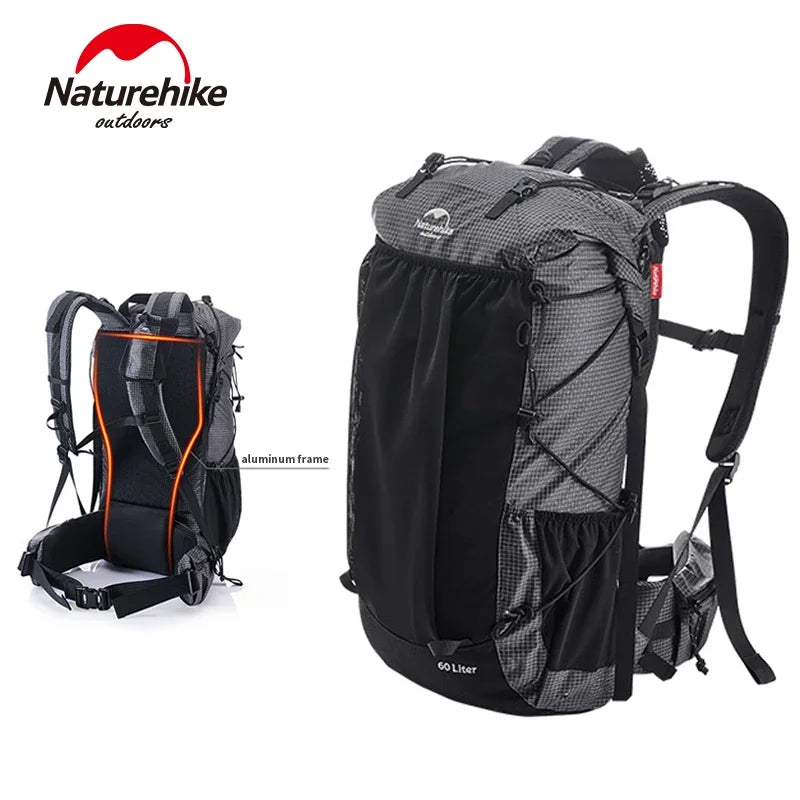 Naturehike Outdoor Hiking Backpack With Rain Cover For Camping