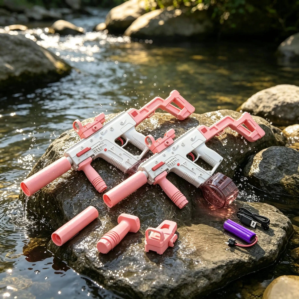 2Pcs Fun, High-Quality, Large-Capacity Water Guns for Kids and Adults, Suitable for Boys, Girls, and Adults, Summer Fun Toys, Suitable for Pool/Beach/Outdoor Settings, Birthday Gift