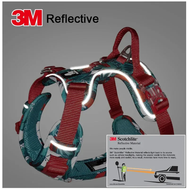 Truelove Adjustable Padded Dog Harness With Reflective Nylon
