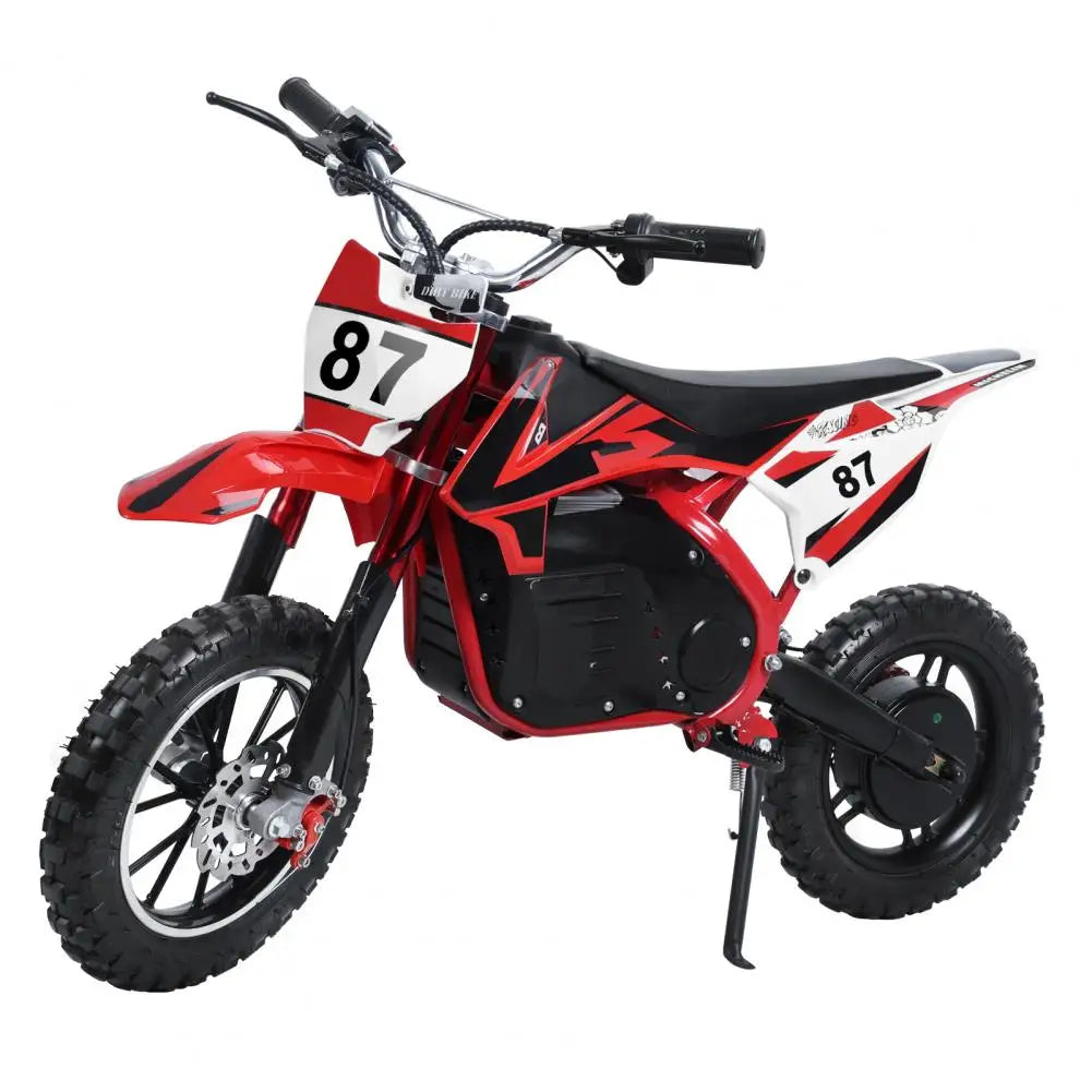Off Road Mini Motorcycle Kids Electric Motocross Bike Electric Pocket Motorbike with 36V 500W Motor 10 Inches Wheels