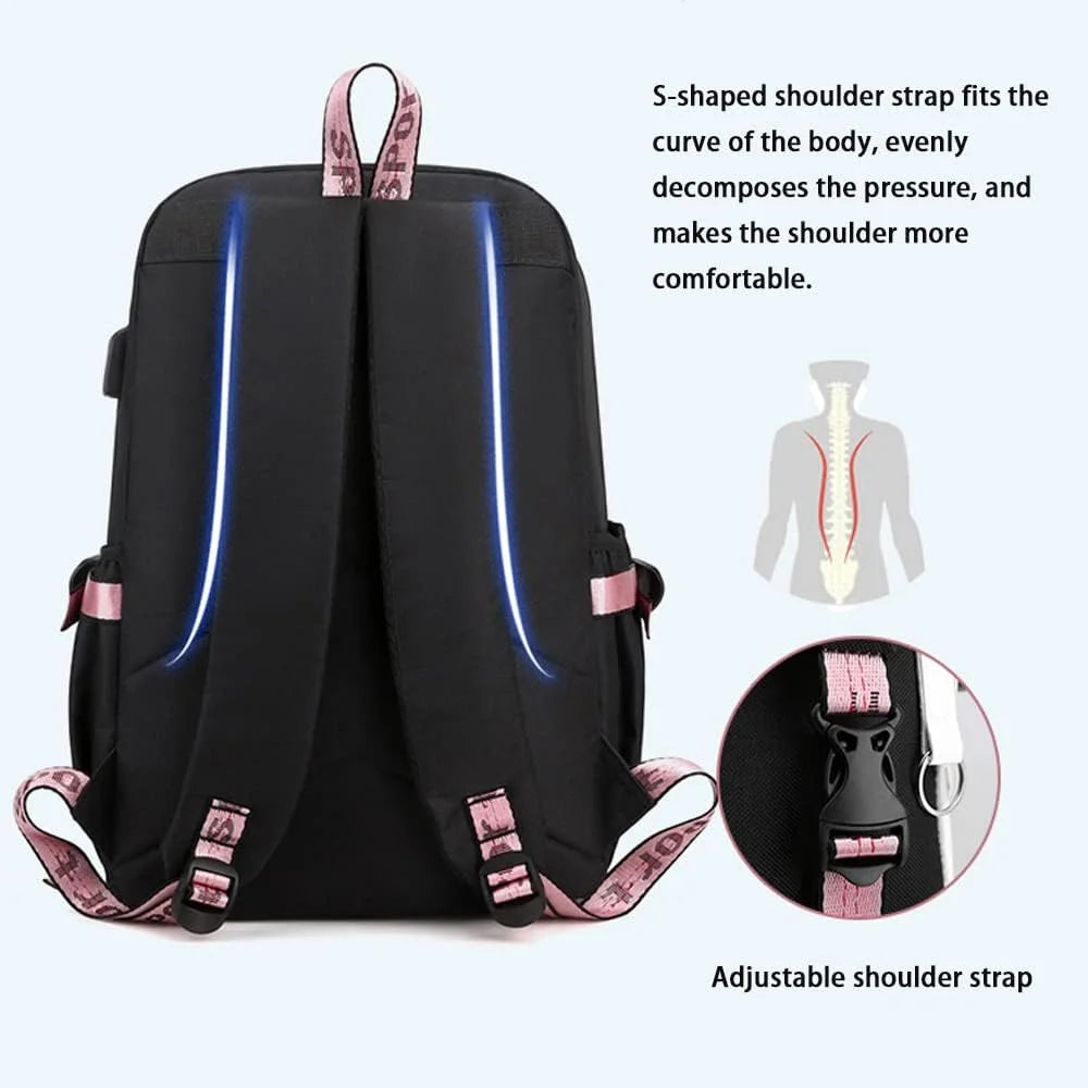 Mesuca Kawaii Cartoon Kids Backpack With Cute School Bag Design