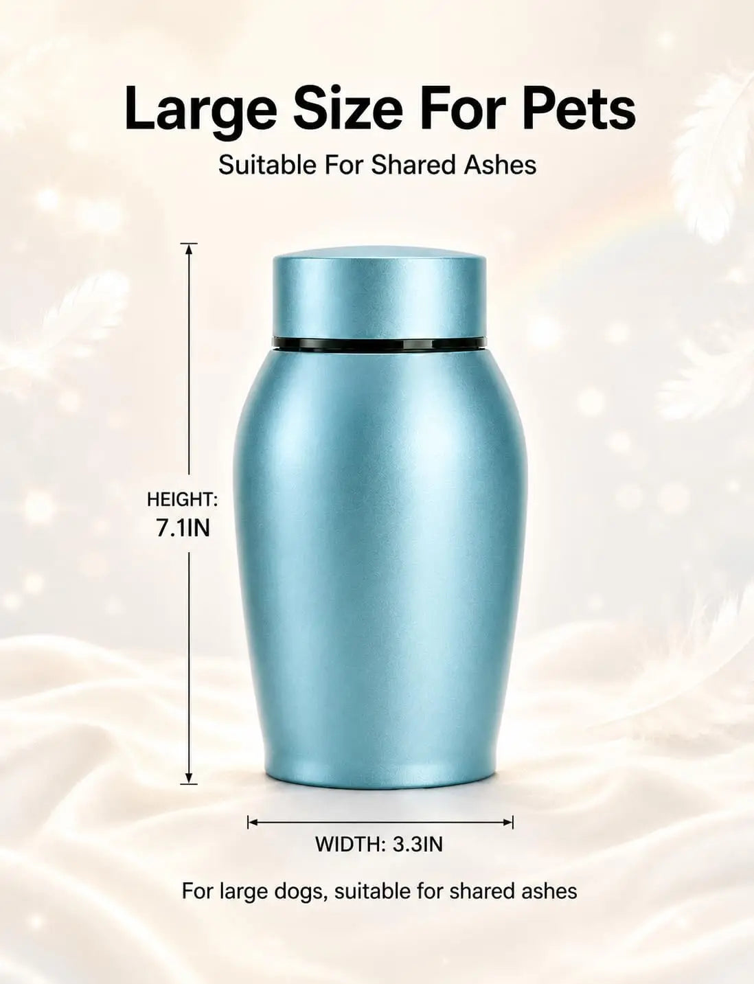 Personalized Custom Pet Memorial Urn For Dogs With Photo Name