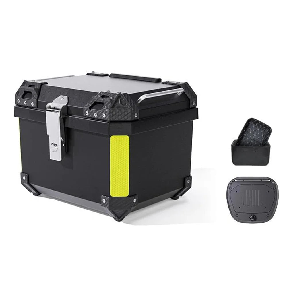 HiMISS Waterproof ABS Motorcycle Top Case Helmet Storage Box